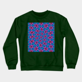 Beautiful Stained Glass Pattern Crewneck Sweatshirt